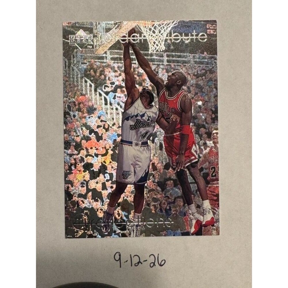 Michael Jordan 1997-98 Upper Deck Jordan Tribute MJ62